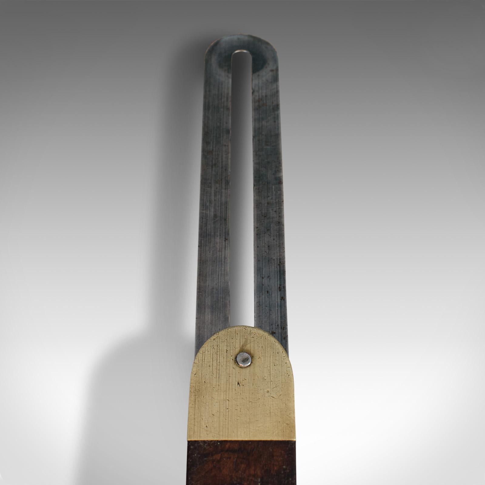 Sliding Bevel, English, Rosewood, Craftsman's Woodworking Tool, circa 1950 3