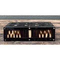 Vintage Sliding Door Quill Box