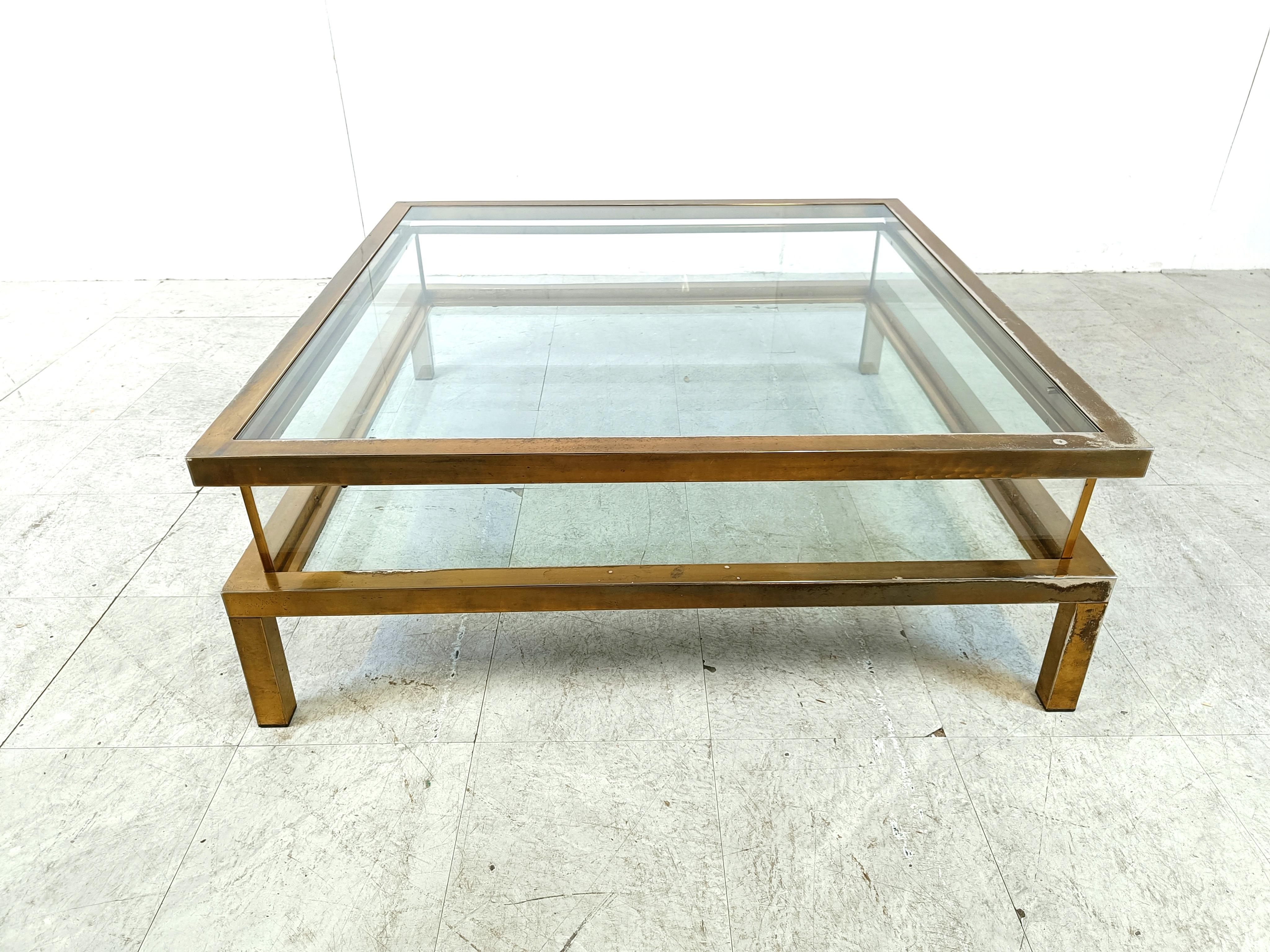 Vintage Sliding Top Coffee Table, 1970s In Good Condition In HEVERLEE, BE