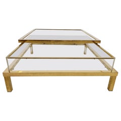 Vintage Sliding Top Coffee Table, 1970s