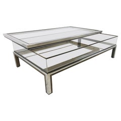 Vintage Sliding Top Coffee Table By Belgochrom, 1970s