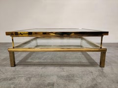 Vintage Sliding Top Coffee Table by Maison Jansen, 1970s
