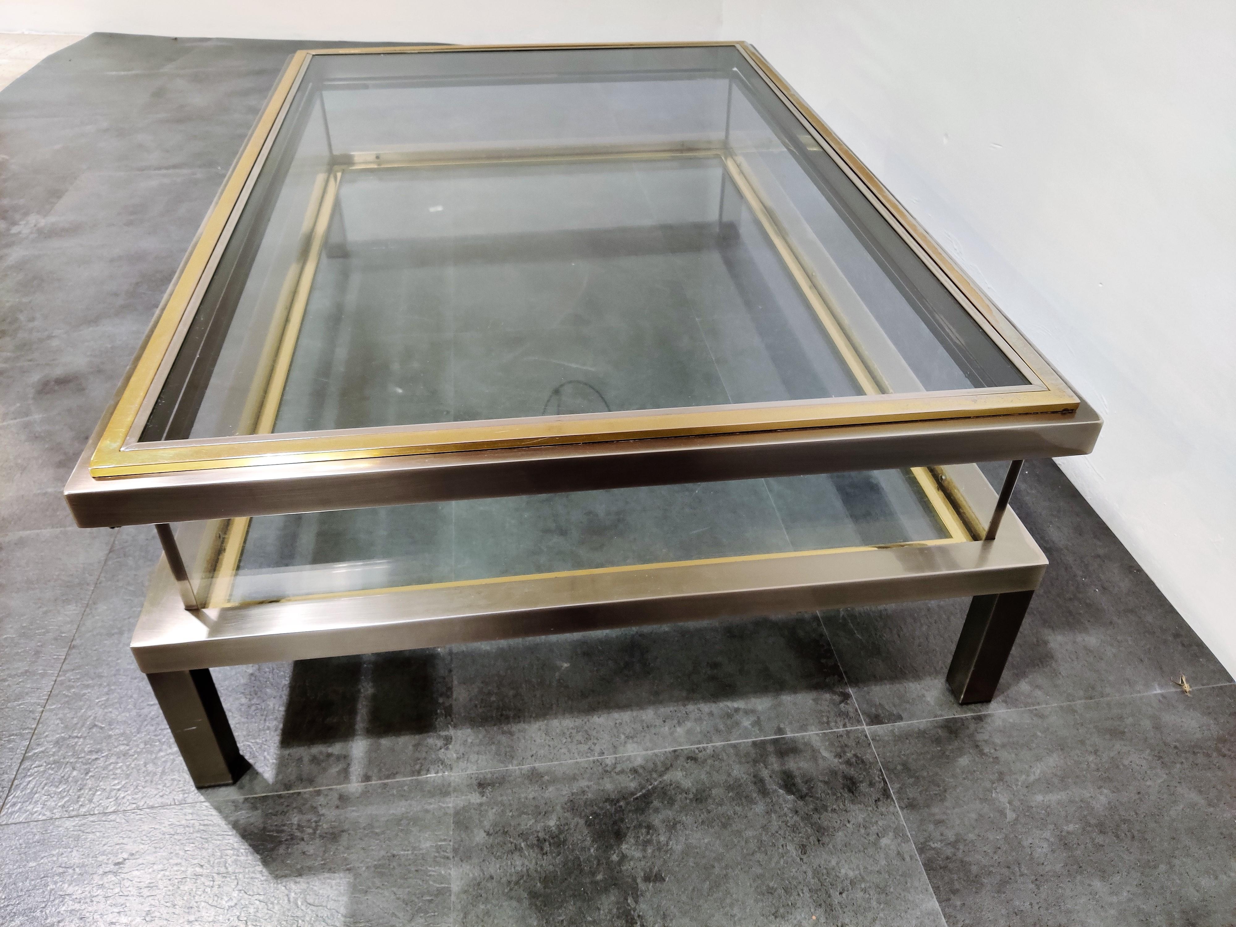 Late 20th Century Vintage Sliding Top Coffee Table by Maison Jansen, 1970s