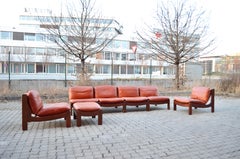 Dreipunkt International Vintage Sling Modular Cognac Leather Sectional Sofa