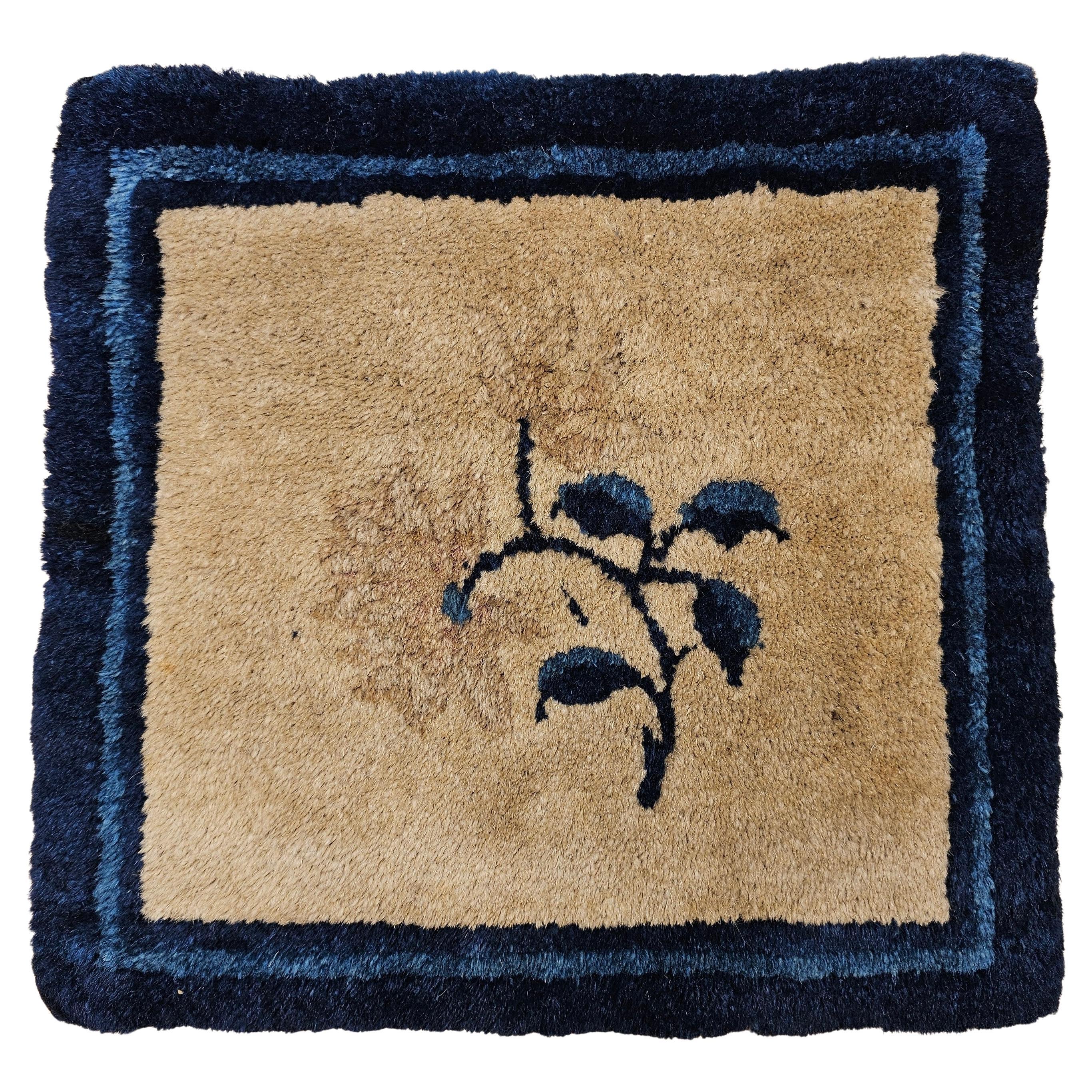Vintage Kleiner Art Deco Chinese Rug