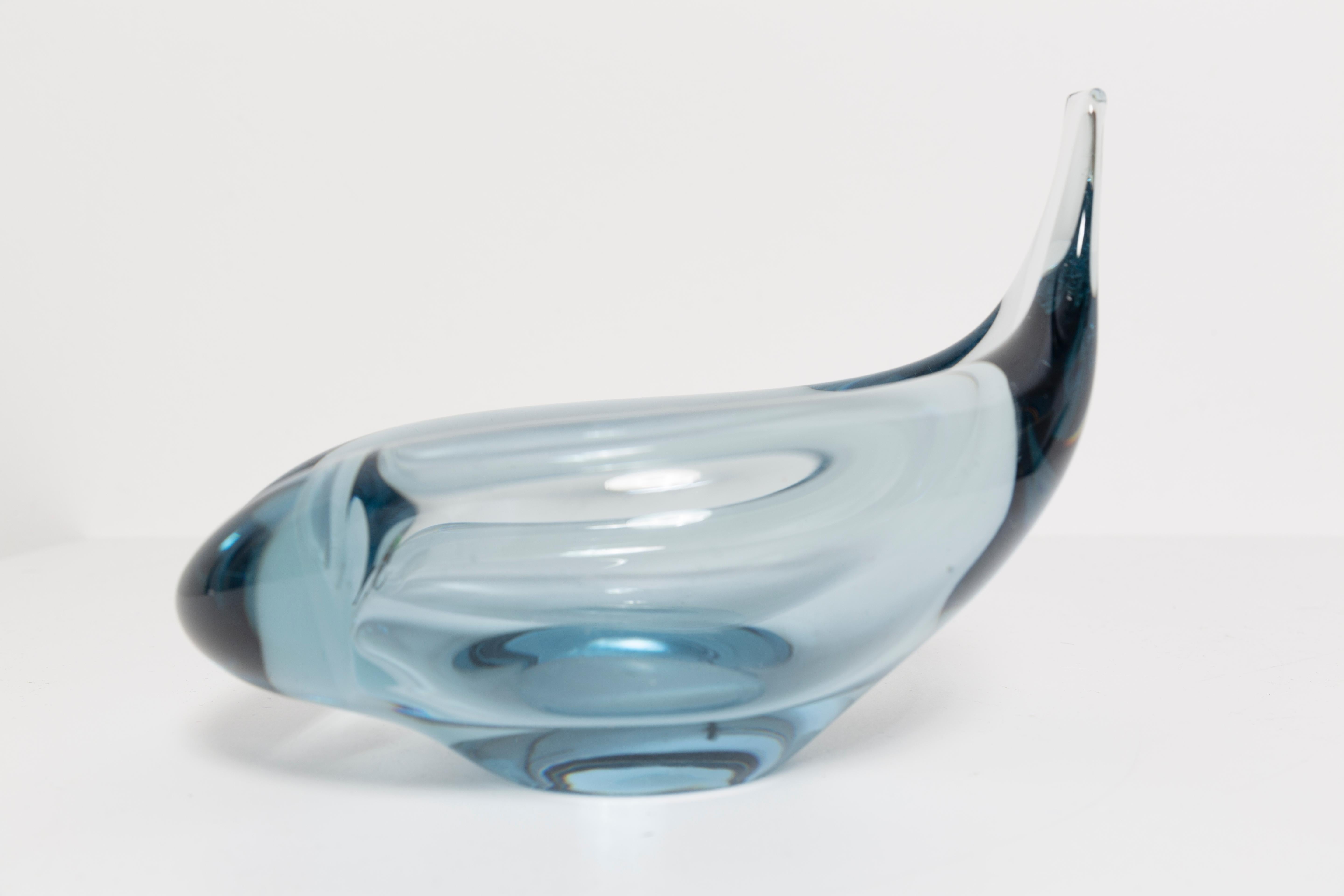 Vintage Small Blue Ashtray, 20th Century, Europe, 1960s For Sale 4
