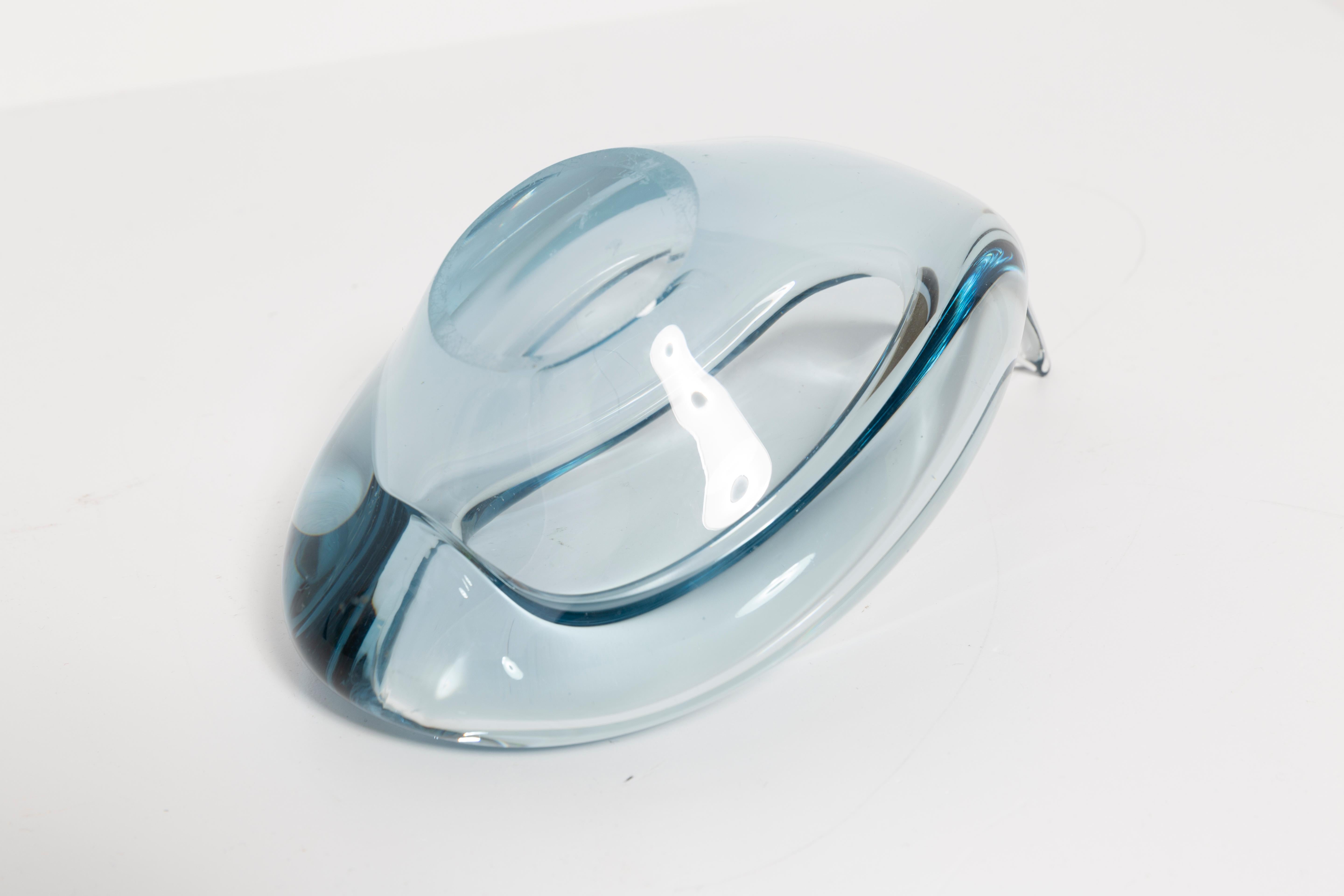 Vintage Small Blue Ashtray, 20th Century, Europe, 1960s For Sale 7