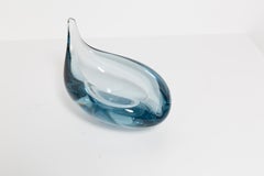 Cenicero Vintage Pequeño Azul, Siglo XX, Europa, Años 60