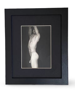 Vintage Small B&W Male Nude Silver Gelatin Original Photograph by George Machado