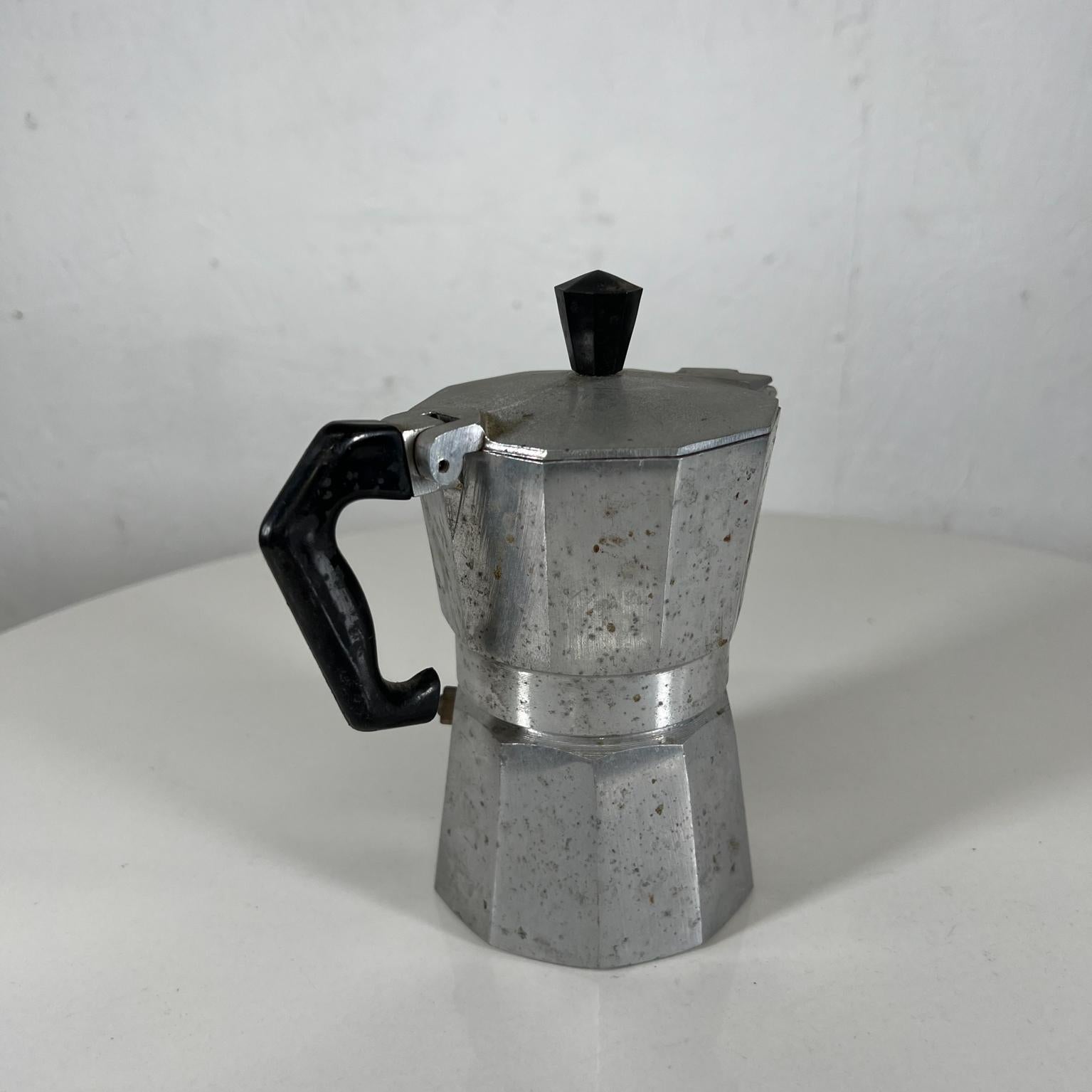 Mid-20th Century Vintage Small Espresso Primula Express Coffee Maker Moka Pot Venezuela