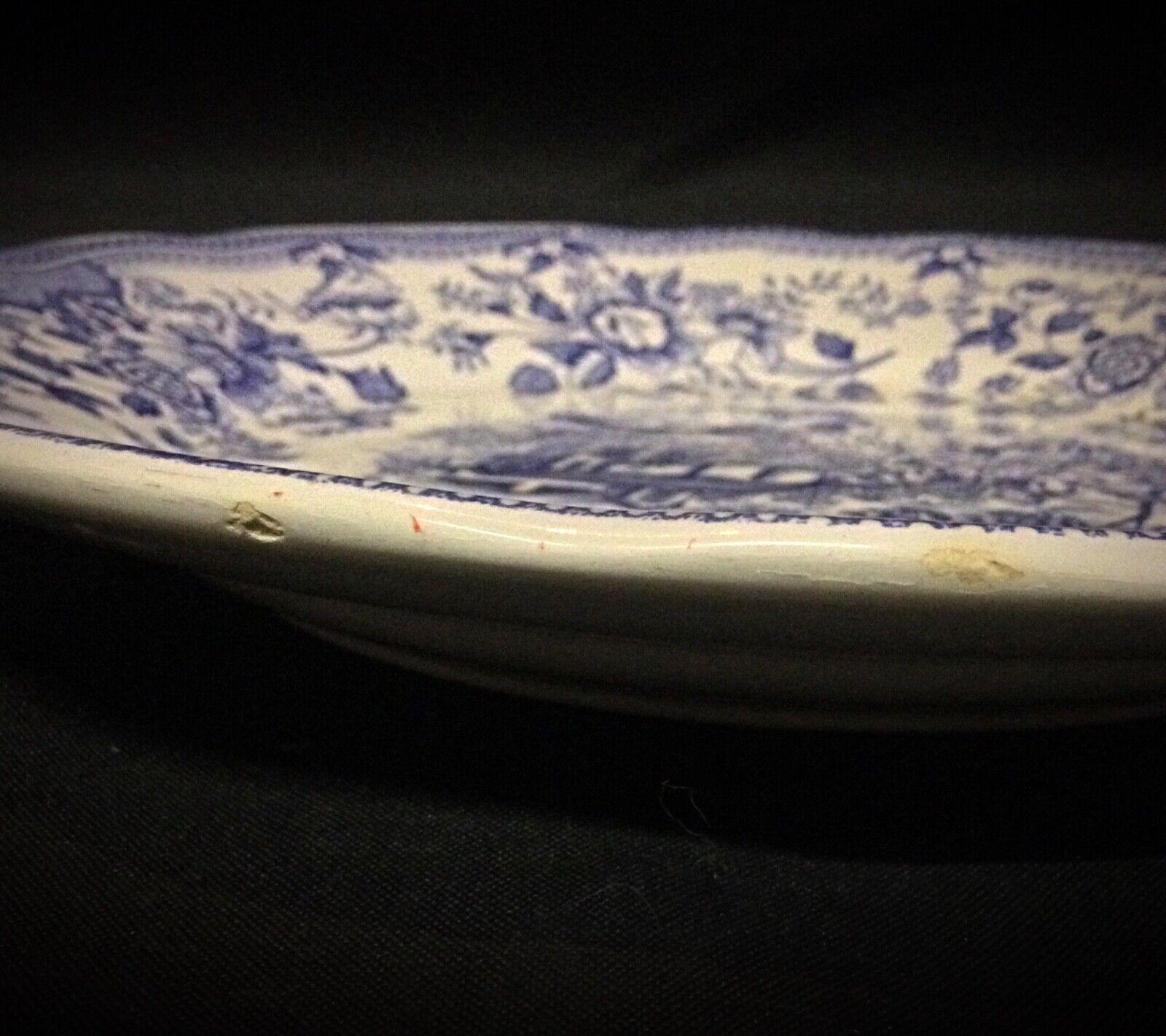 Empire Vintage Small Ironstone Plate - Underglaze Made in Italy - 2Y53