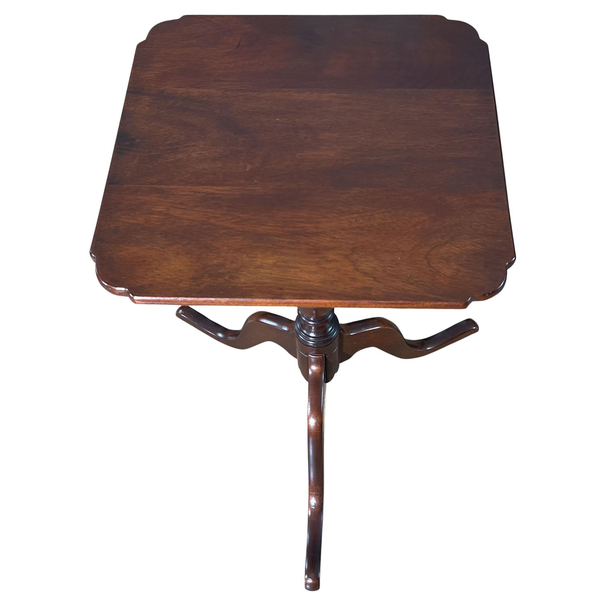 Vintage Small Mahogany Table For Sale
