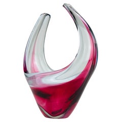 Vintage small murano vase Italy 1970s
