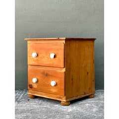 Vintage Small Pine Chest of Drawers