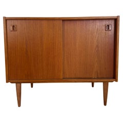 Vintage small teak sideboard, Denmark 1960