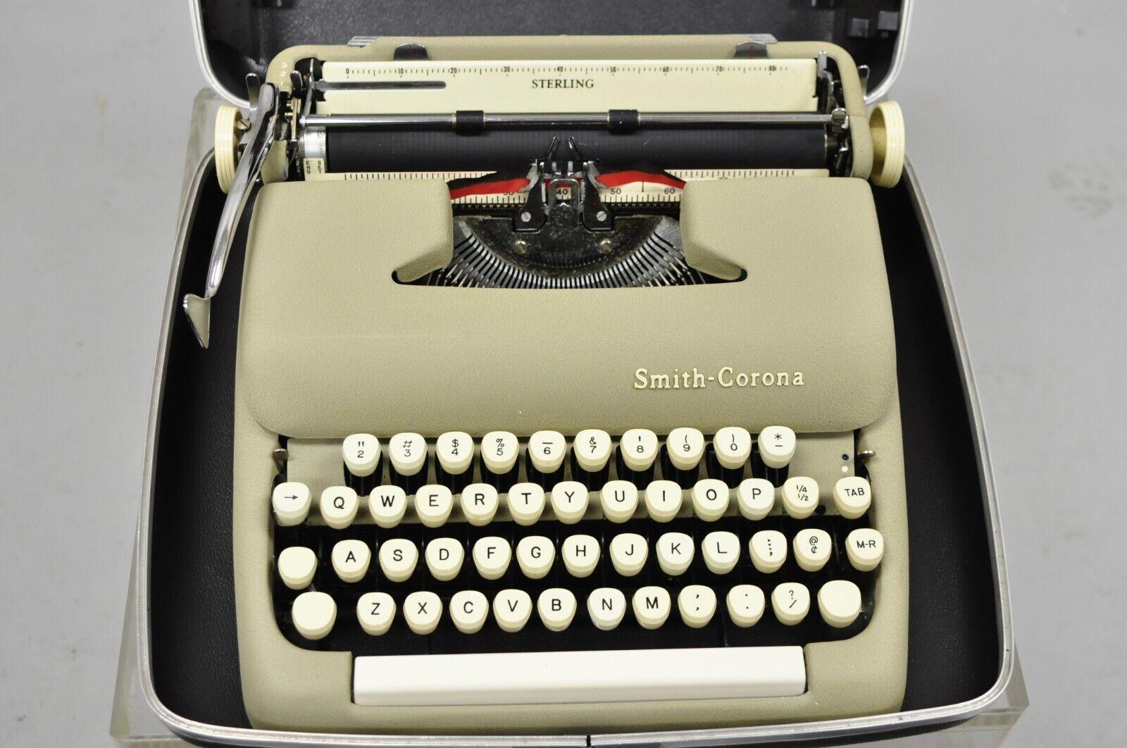 smith corona portable manual typewriter