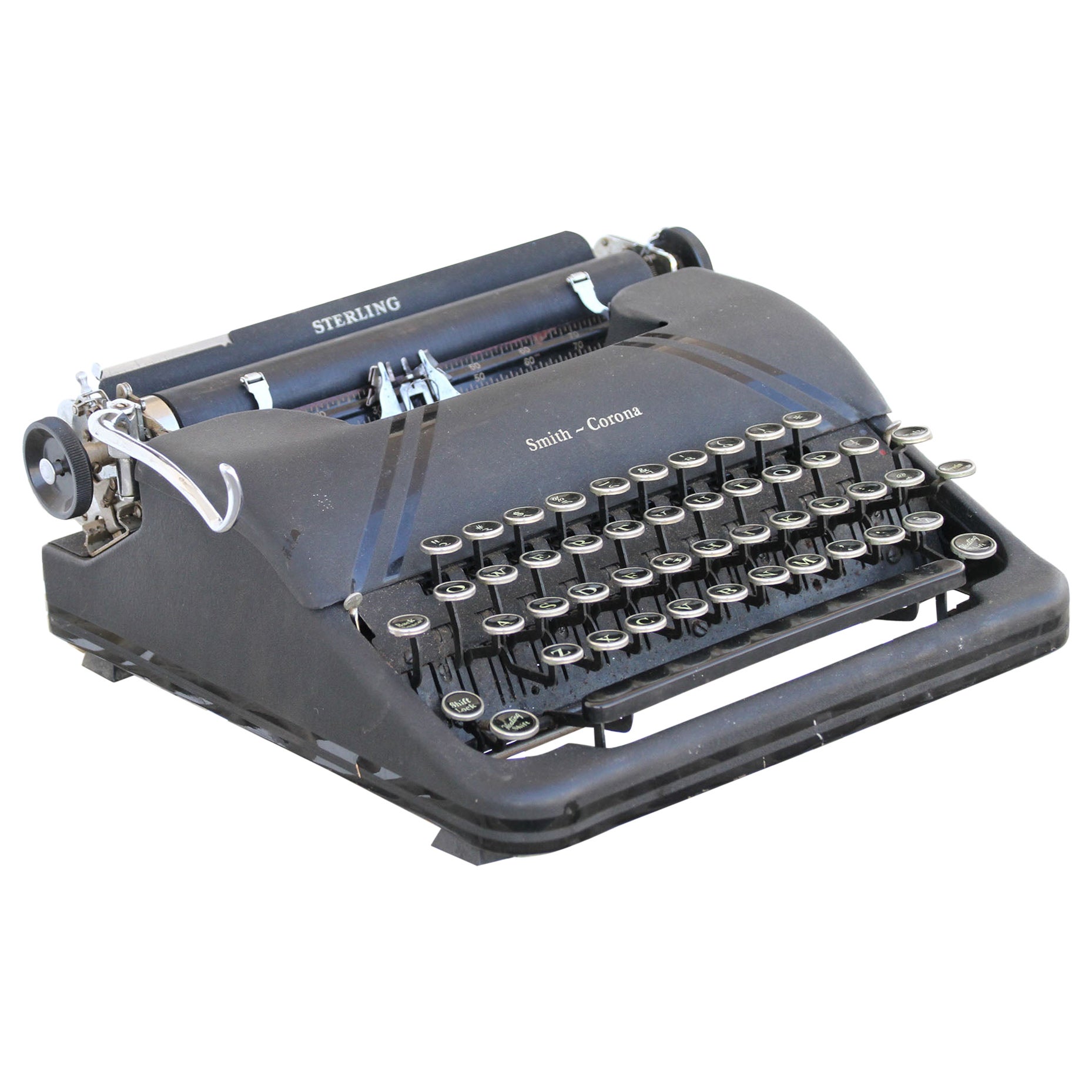 Macchina da scrivere Smith Corona vintage e custodia