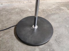 Vintage Smoked Glass Floor Lamp, 1970s