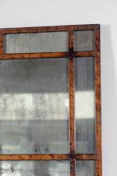 Vintage Smokey Mirrored Panel