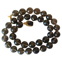 Vintage Smoky Quartz Necklace