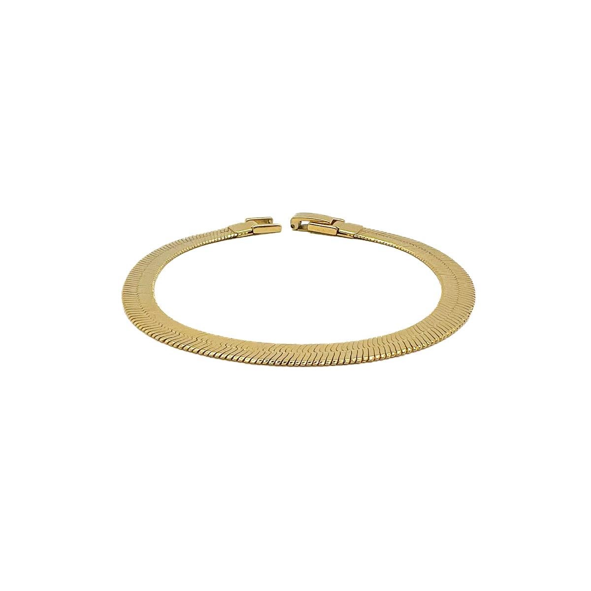 Bracelet vintage à maillons de serpent 1980 Unisexe en vente