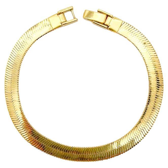 Vintage Snake Link Bracelet 1980s
