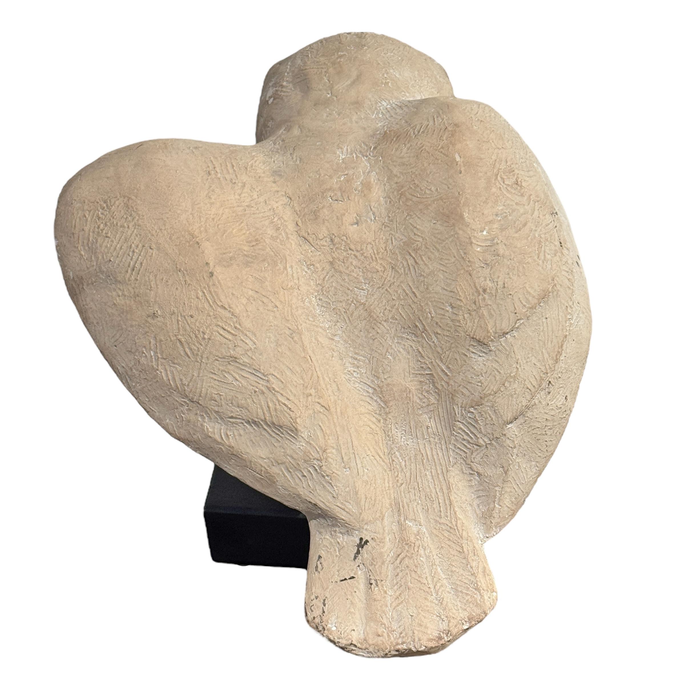 Fine XX secolo Scultura vintage di gufo delle nevi di Klara Sever in vendita