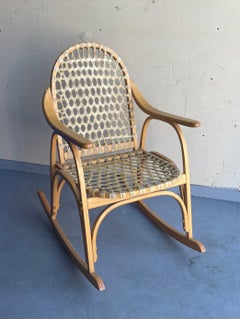 Vintage Snowshoe Rocking Chair by Iverson Snowshoe Co.
