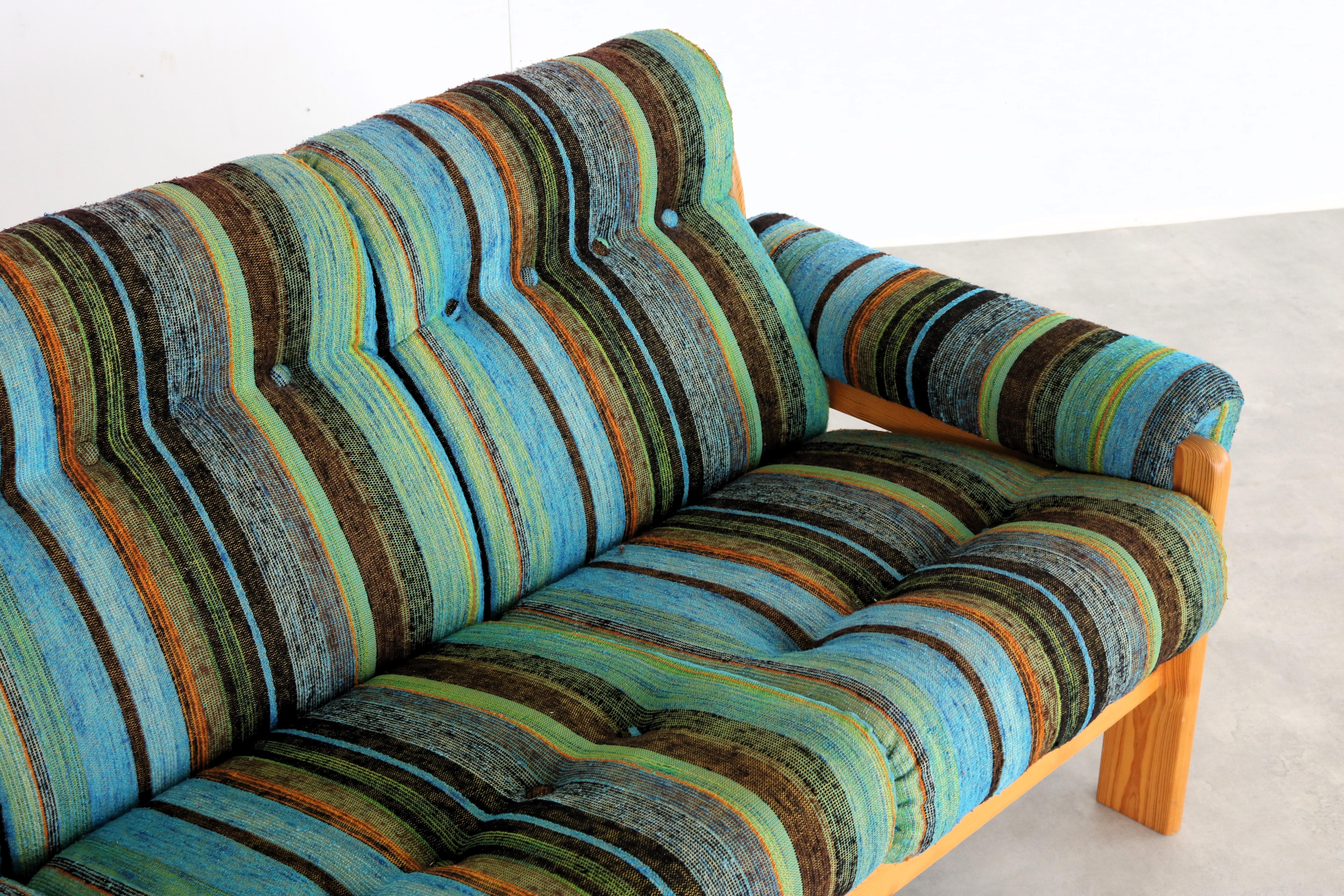 Vintage-Sofa  Bank  60s  Schwedisch 1