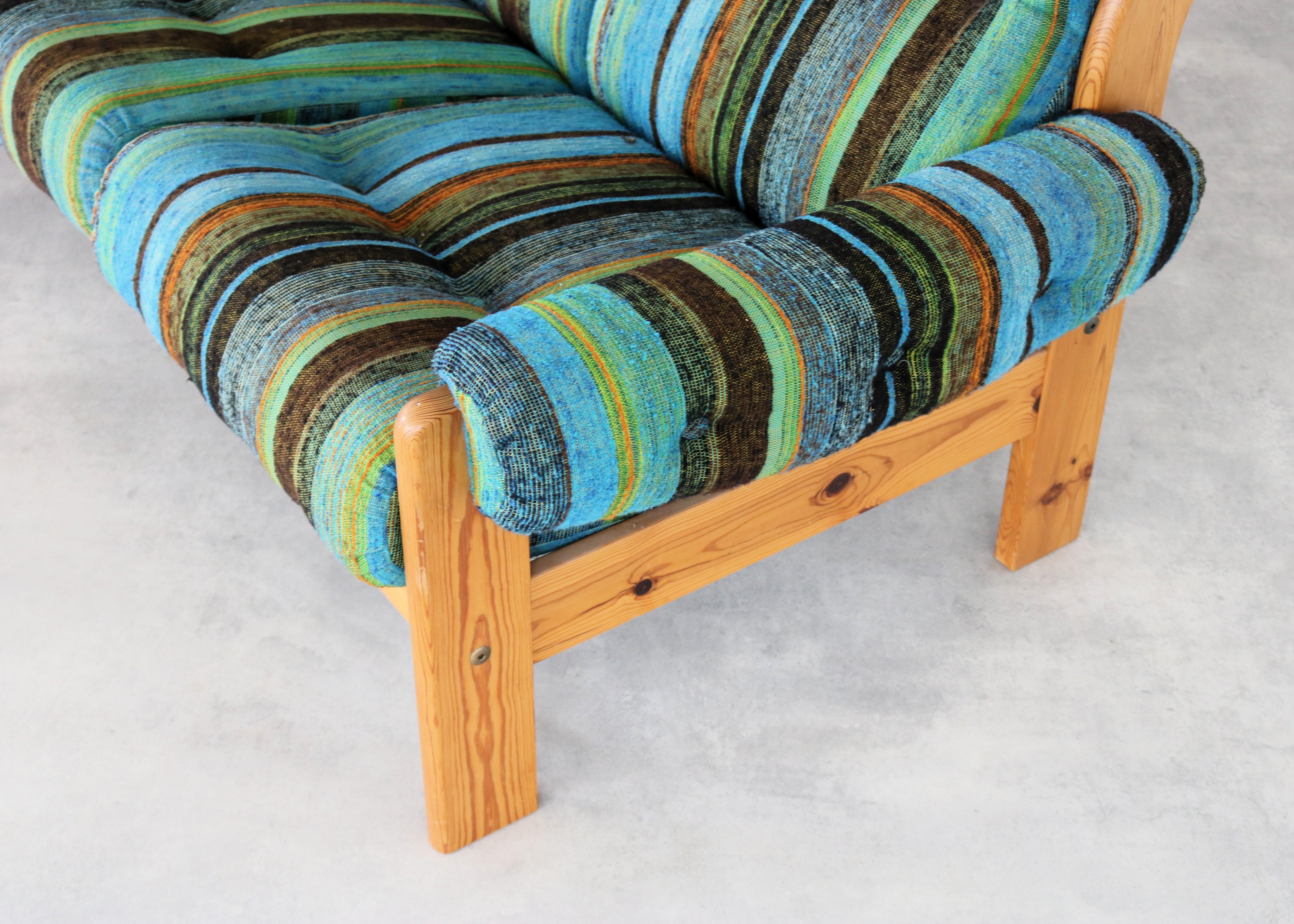Vintage-Sofa  Bank  60s  Schwedisch 2