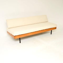Vintage Sofa Bed in Steel and Birch