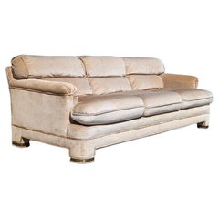 Vintage Sofa by Drexel Heritage, Postmodern, 80s, Velvet, Hollywood Regency