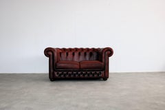 vintage sofa  chesterfield  2-seater  70's