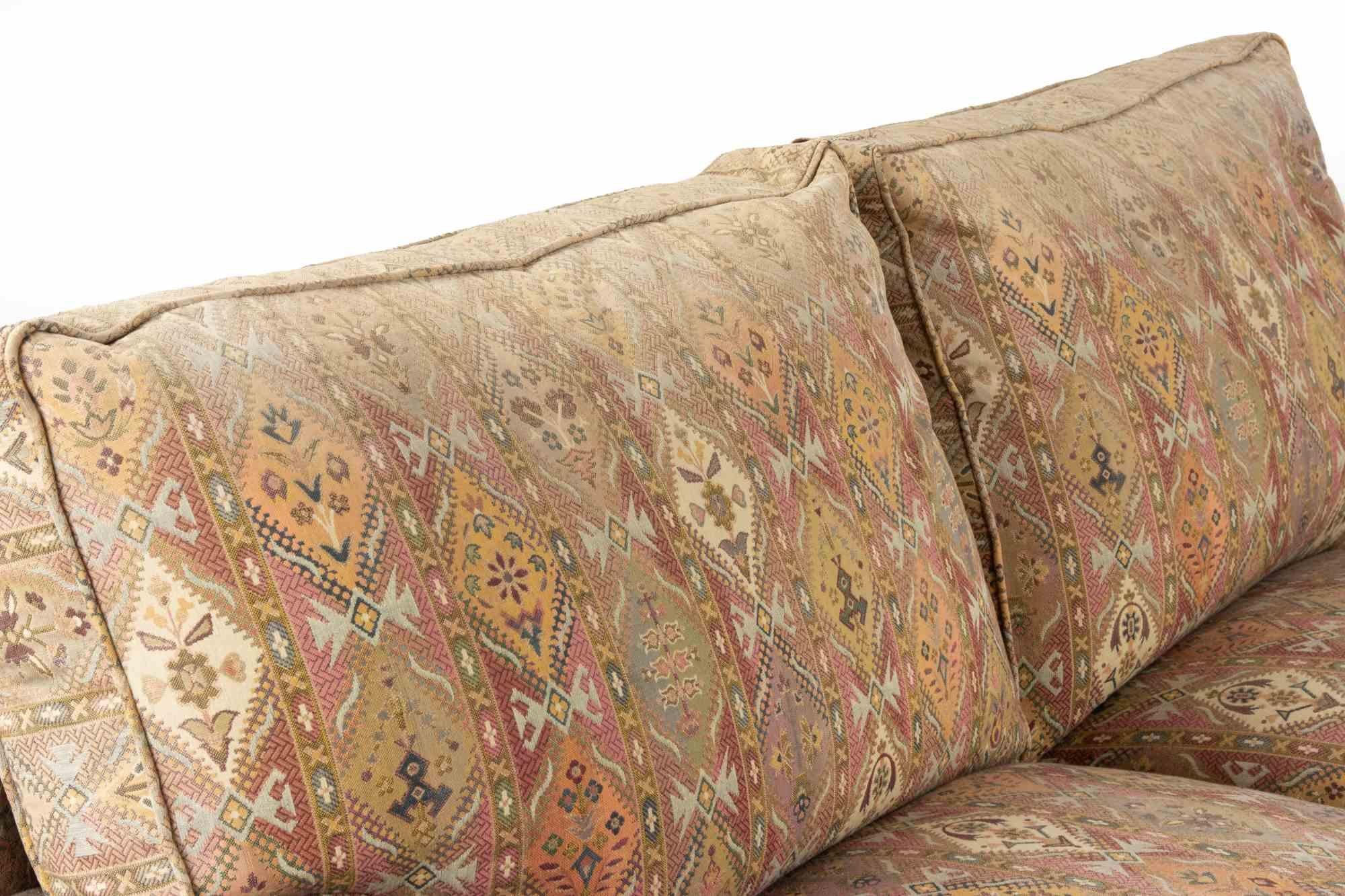Sofá vintage de tela, años 70 Italiano en venta