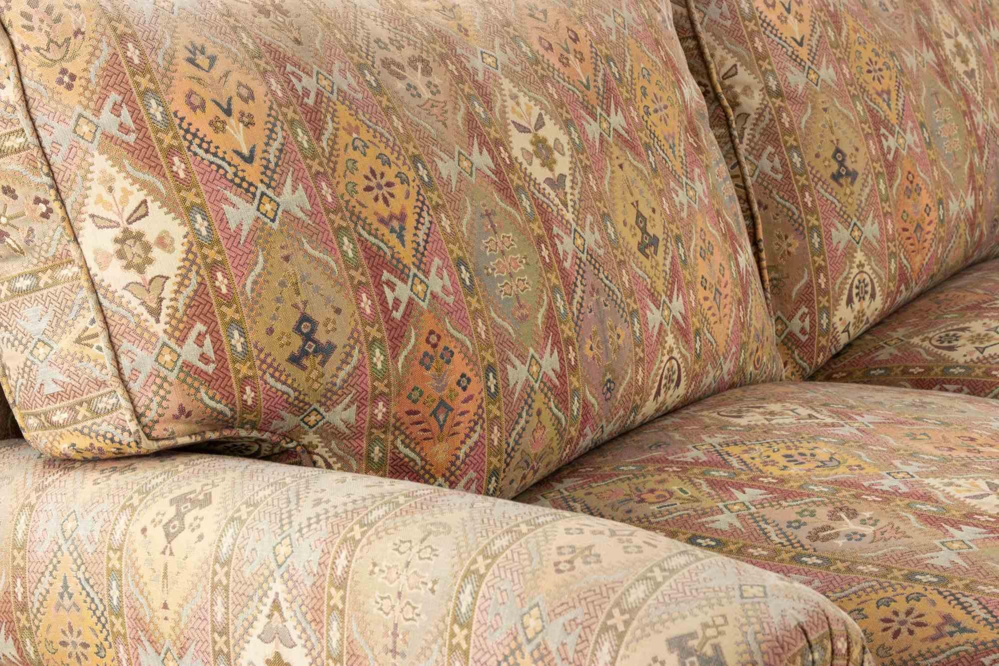 Sofá vintage de tela, años 70 en Bueno estado para la venta en Roma, IT