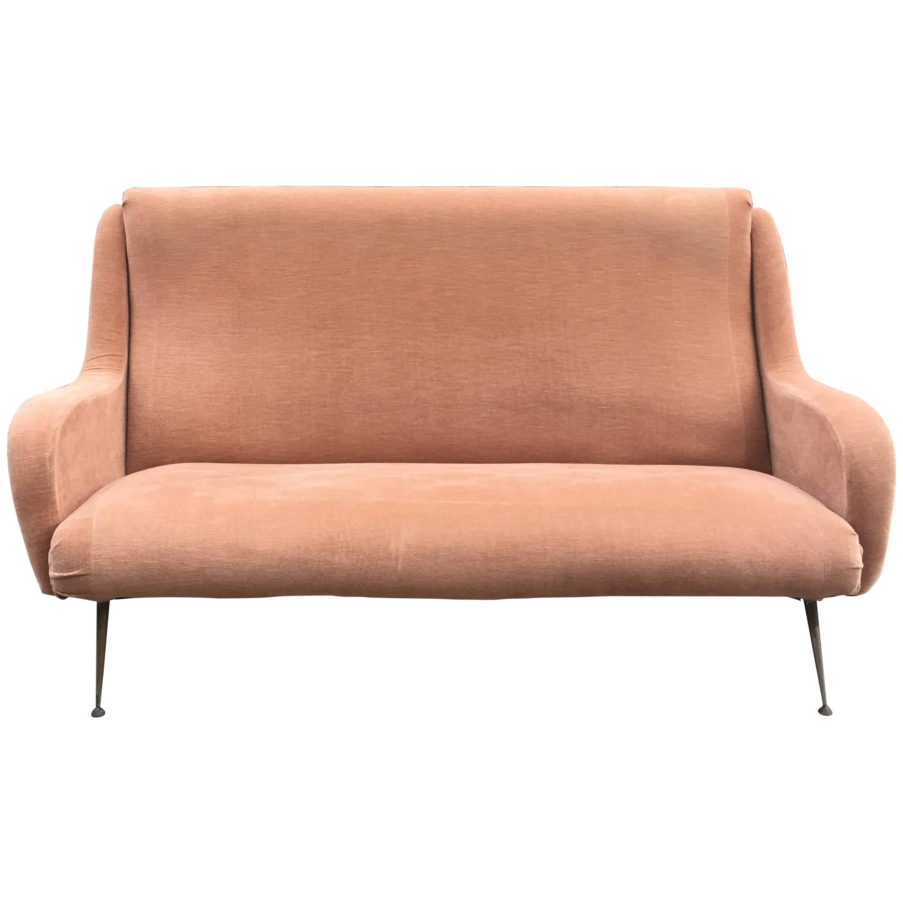 Vintage Sofa in the Style of Marco Zanuso, circa 1960 For Sale