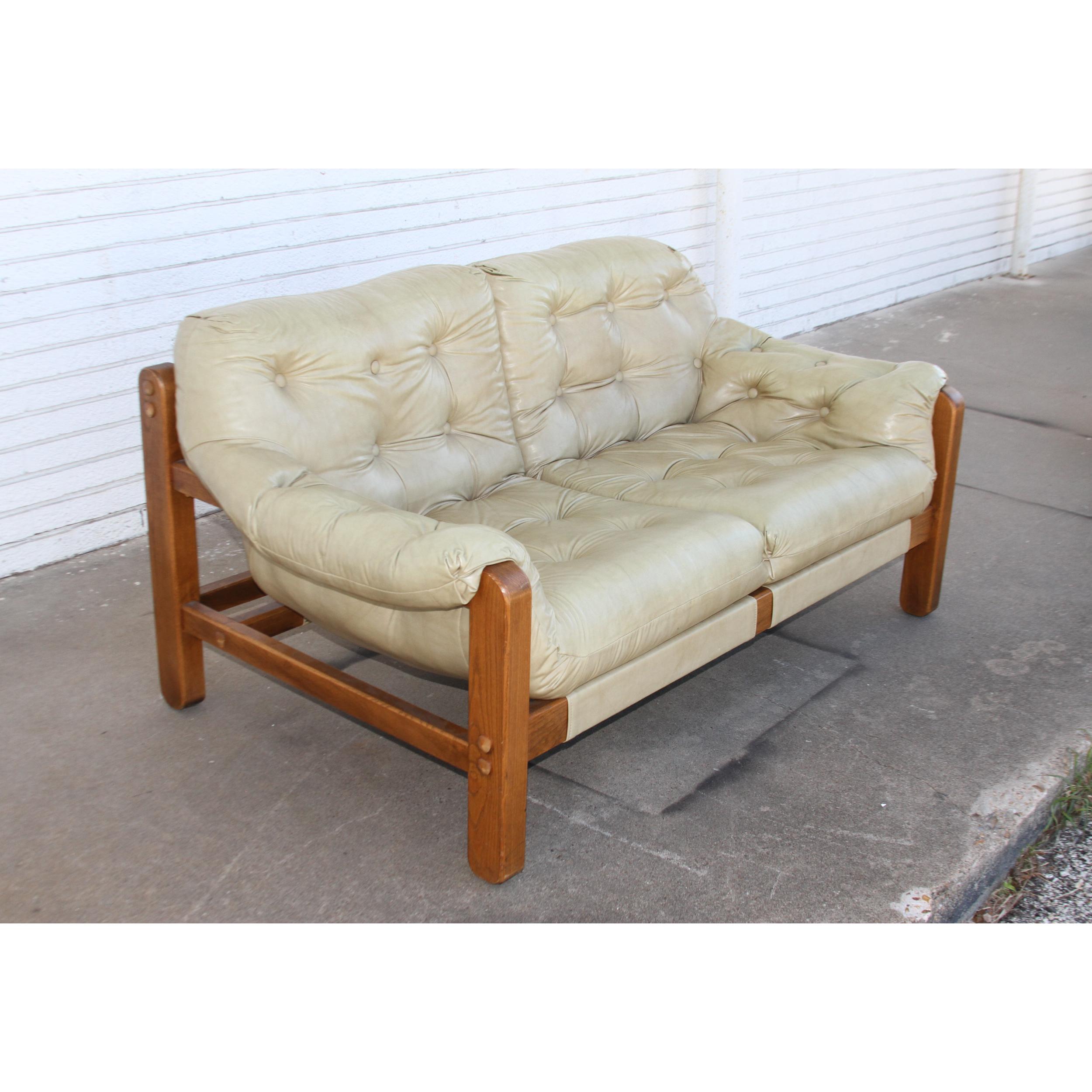 Mid-Century Modern Canapé vintage dans le style de Percival Lafer en vente