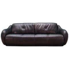 Vintage Sofa Leather Danish Design, 1960s-1970s