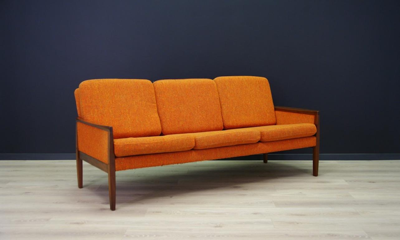 Scandinavian Modern Vintage Sofa Mahogany Classic Retro