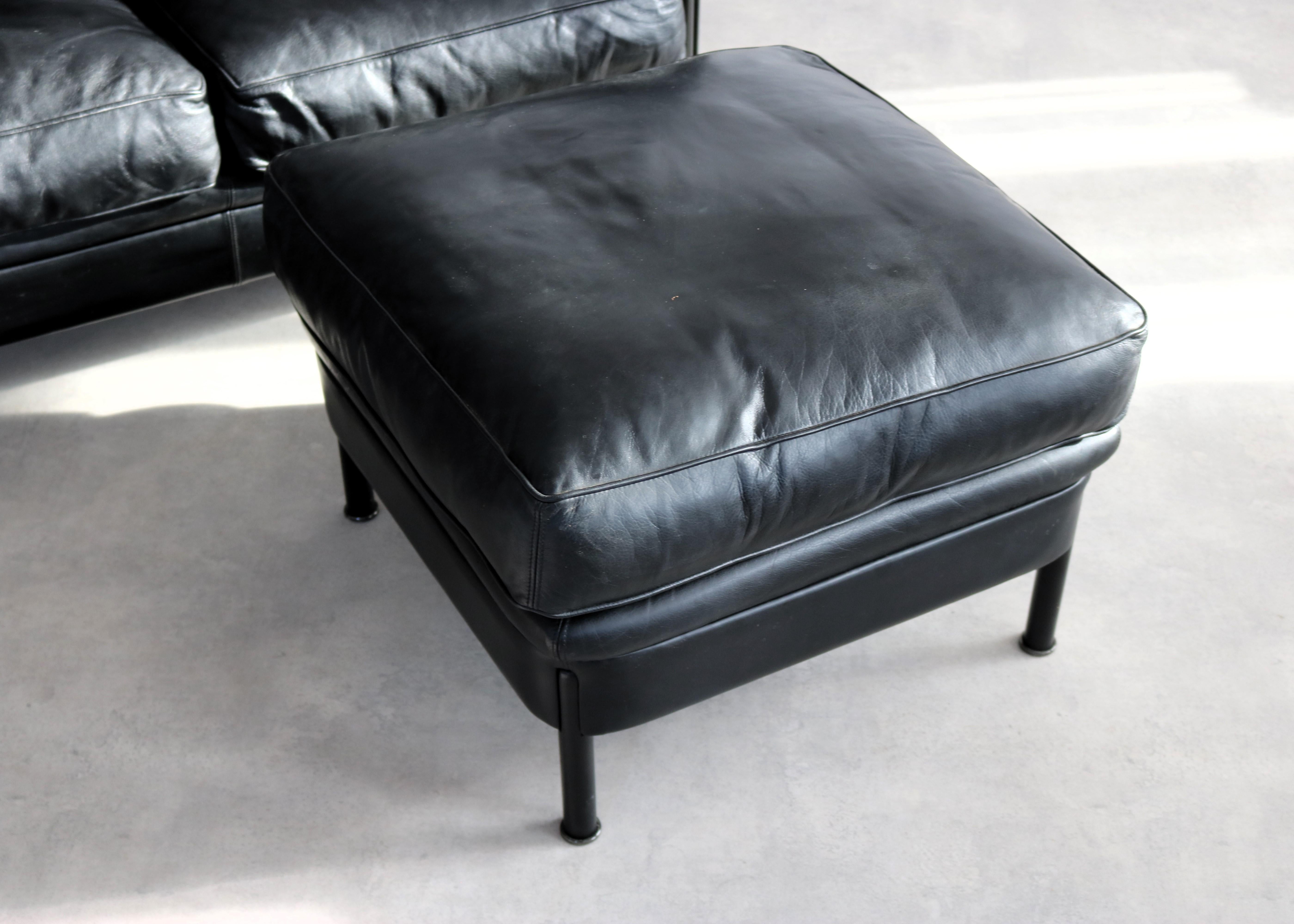 vintage sofa + ottoman  Sitzecke  A. Citterio  Moroso (Ende des 20. Jahrhunderts) im Angebot