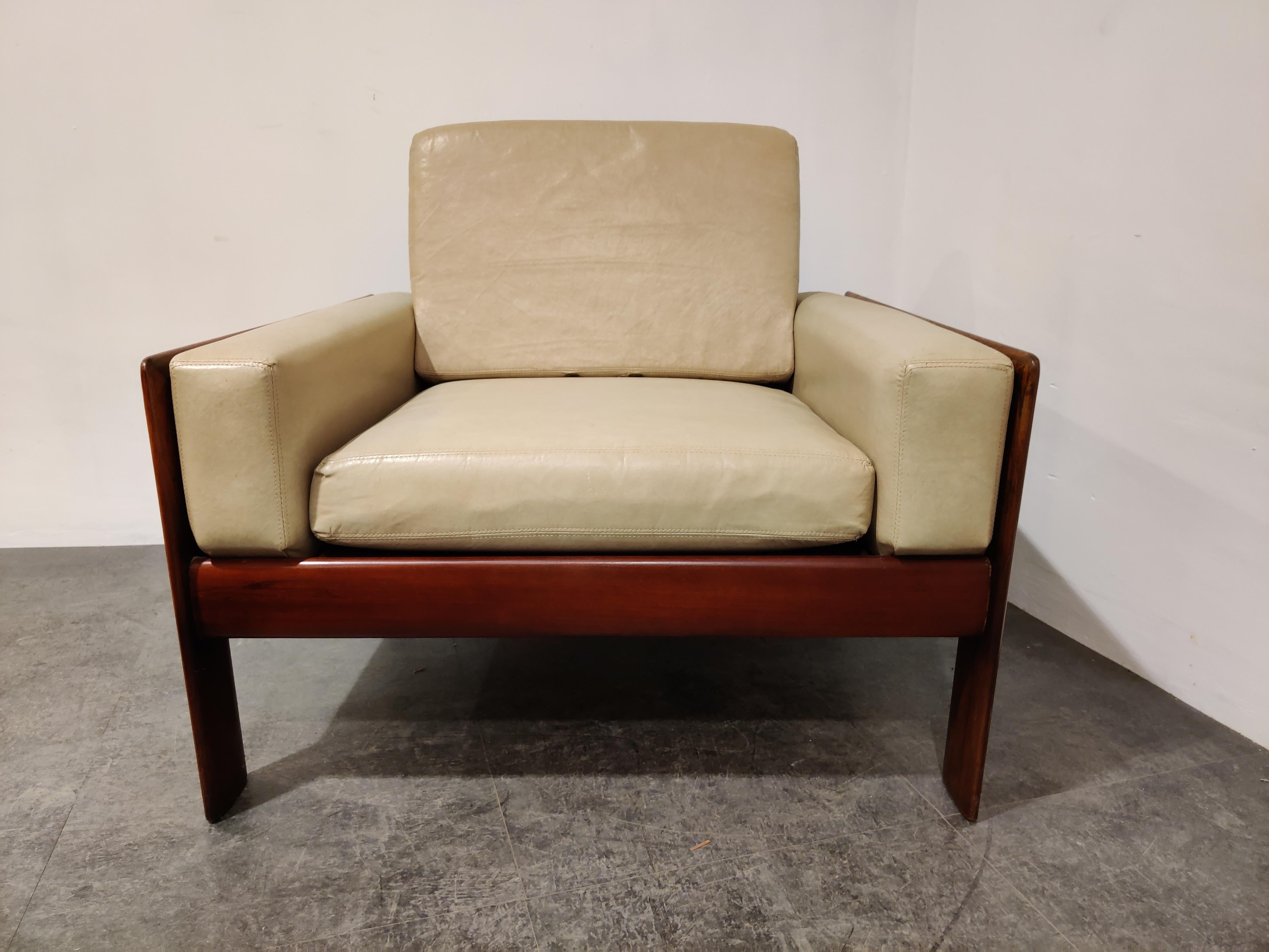 Faux Leather Vintage Sofa Set, 1960s