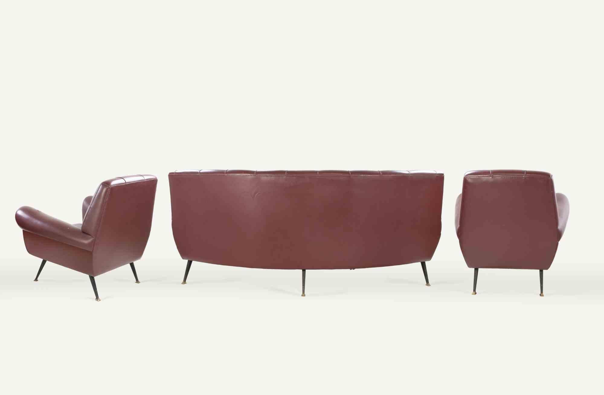 Conjunto de sofá vintage de Gigi Radice, mediados del siglo XX en venta 3