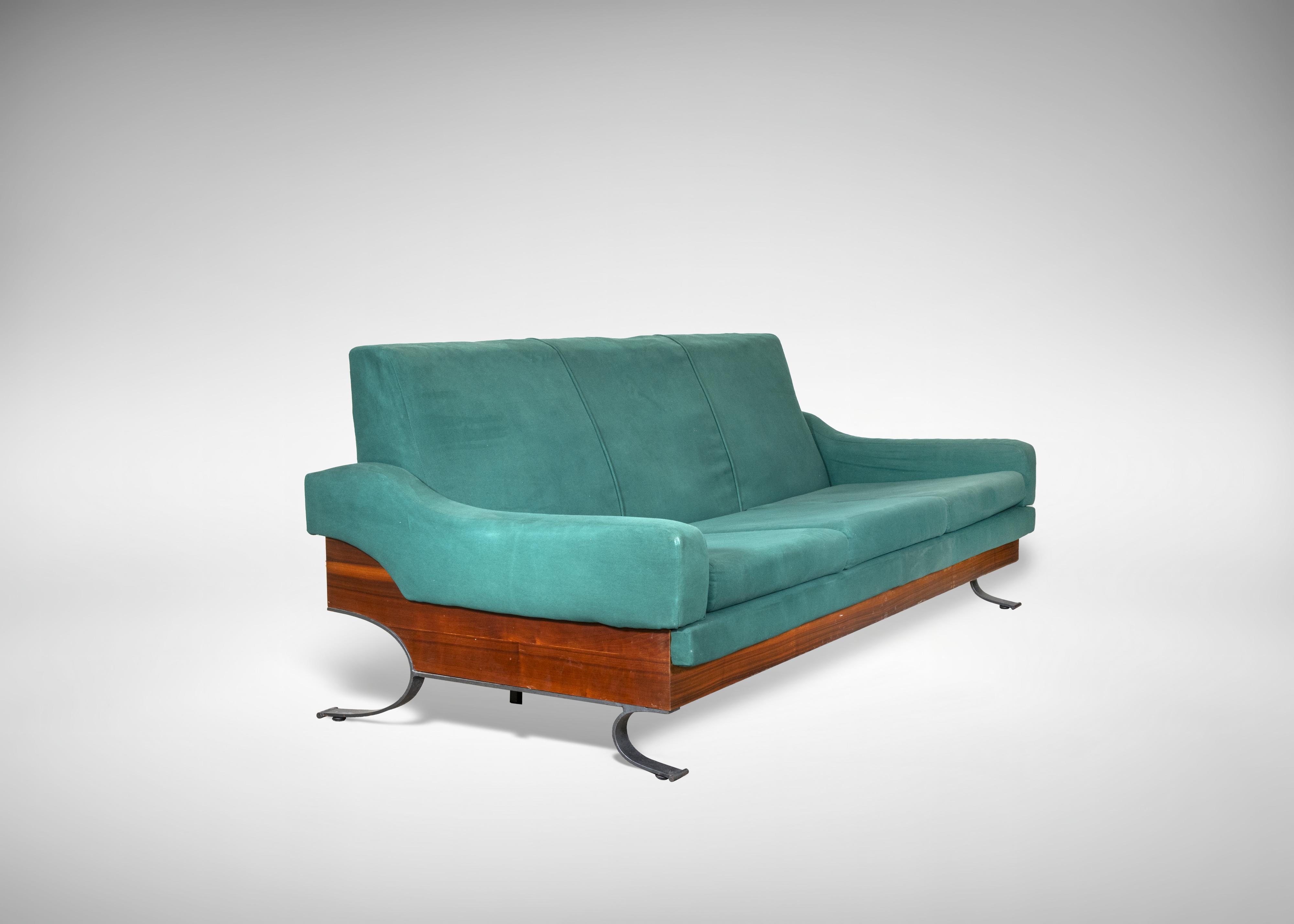 Sofa-Set im Vintage-Stil von Saporiti, Italien 1950er Jahre (Mitte des 20. Jahrhunderts) im Angebot