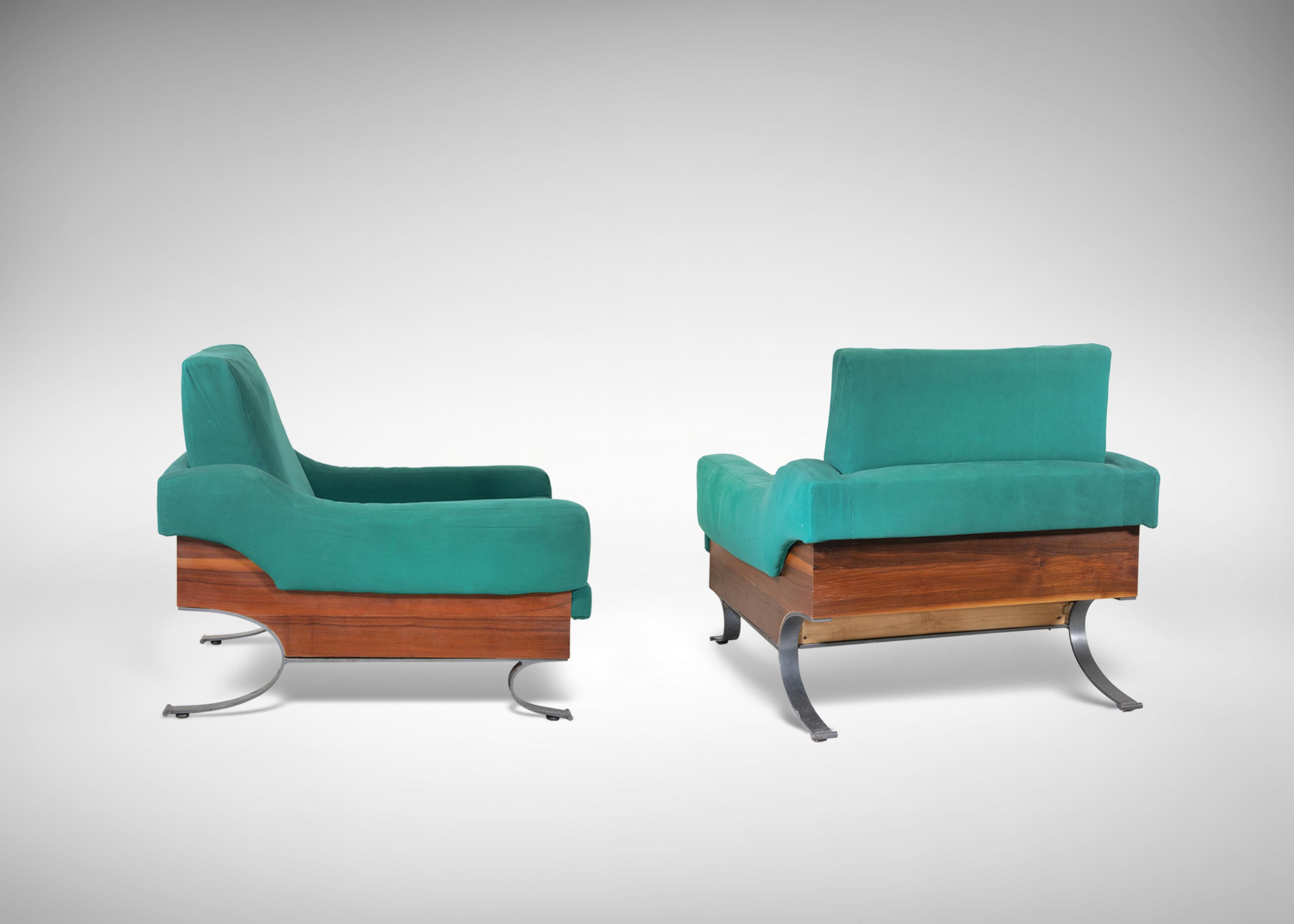 Vintage Sofa Set by Saporiti, Italy 1950s For Sale 5