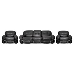 Vintage Sofa Set 'Okay' by Adriano Piazzesi, Italy, 1970s