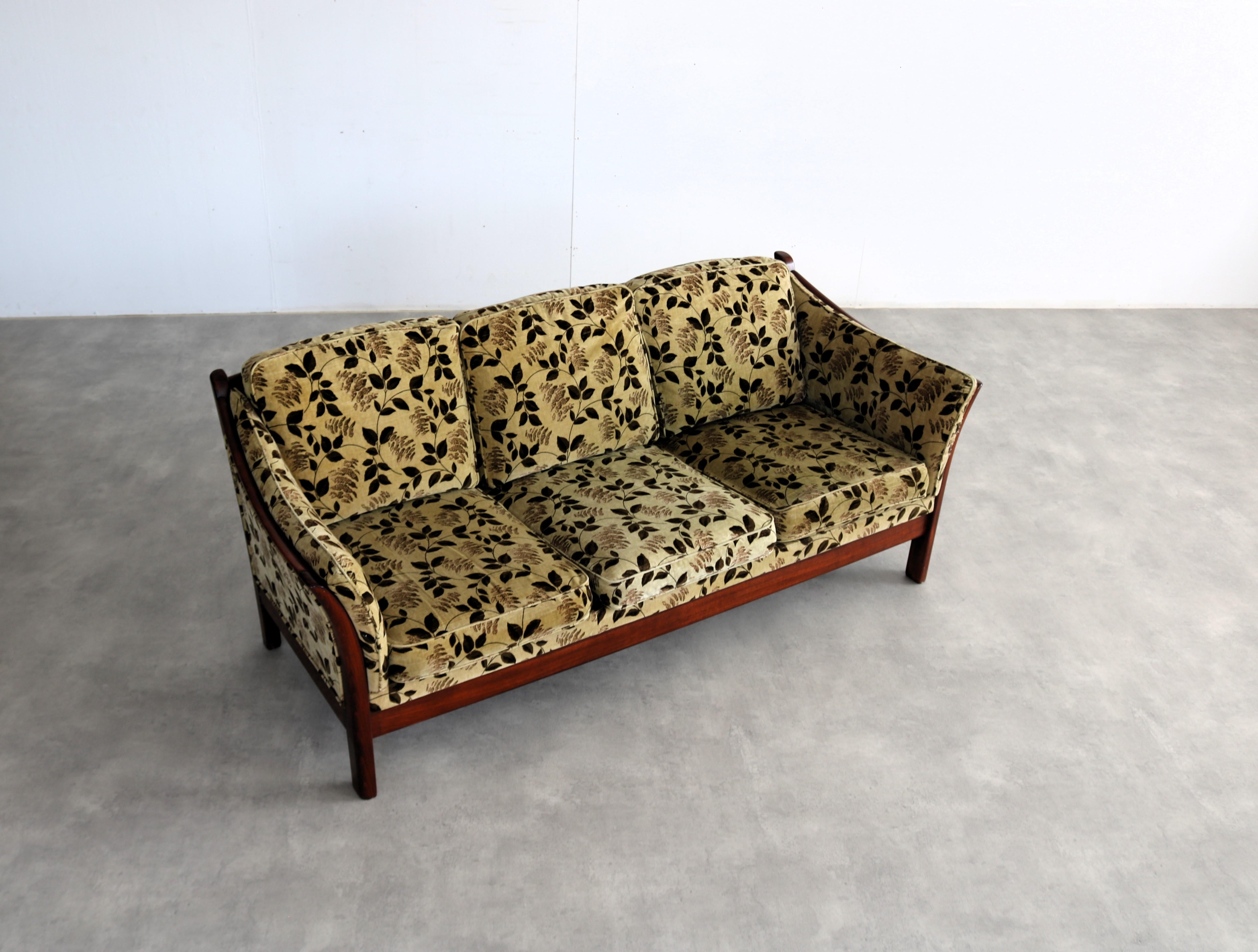 Fabric  vintage sofa | sofa | 60s | Sweden For Sale