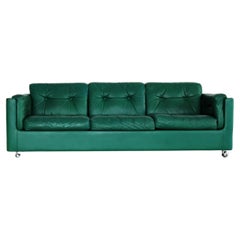 canapé vintage  canapé  cuir  70s