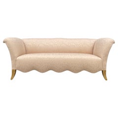 Vintage Sofa With Scalloped Shape Form by Donghia, USA 1980's