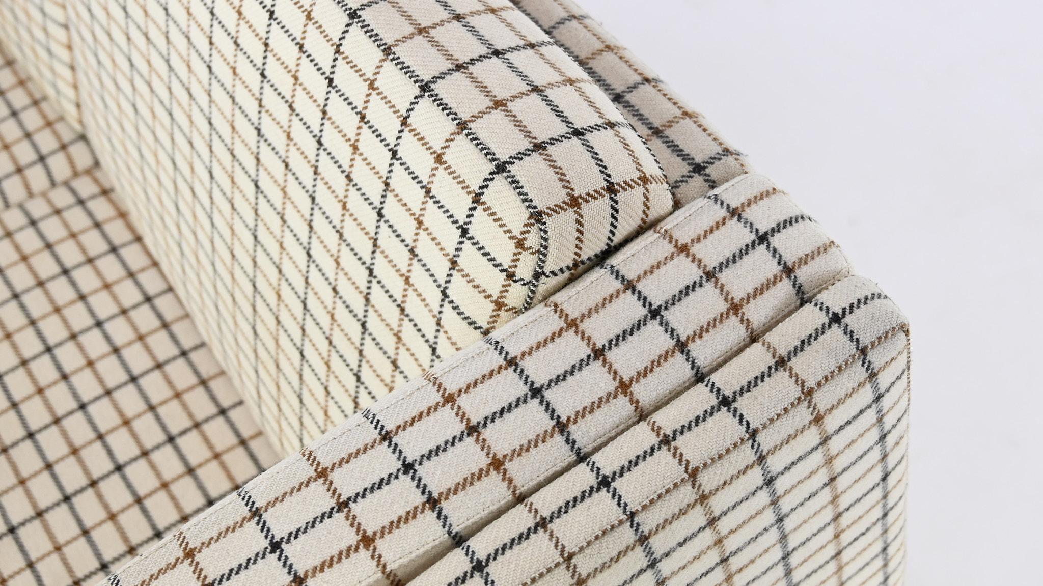 Sofa vintage, rembourrage en laine et teck. Danemark, C.1960 en vente 4