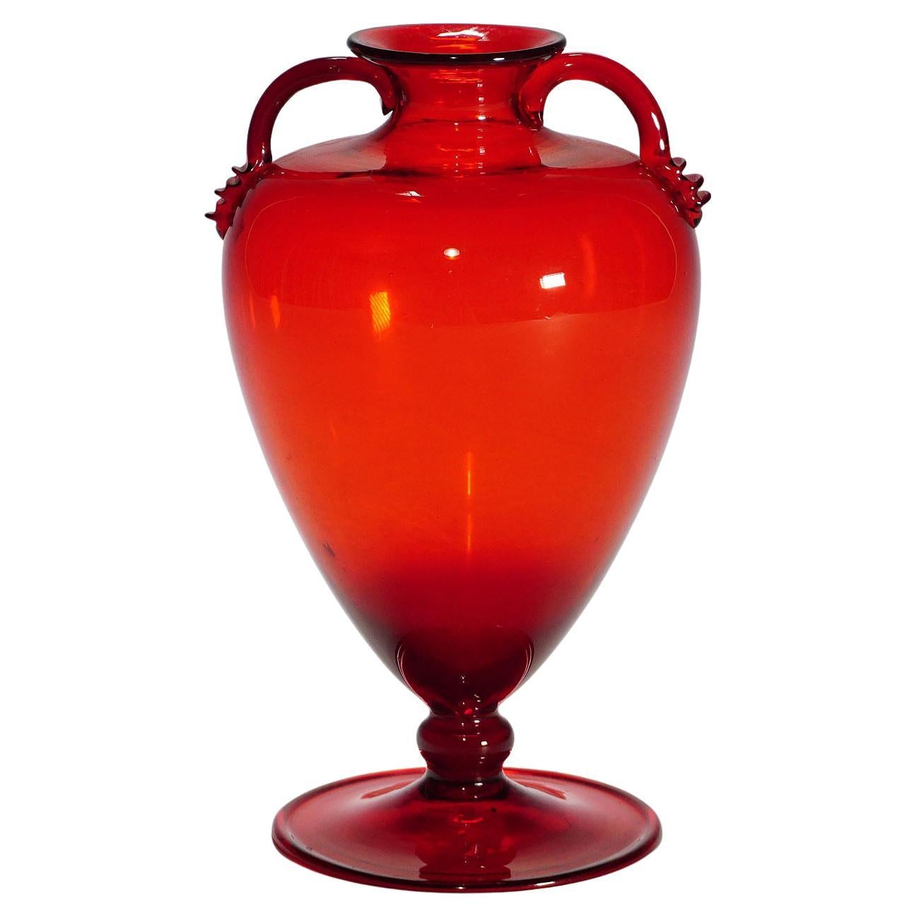Veronese Vase in Murano Glass by Cleto Munari For Sale at 1stDibs